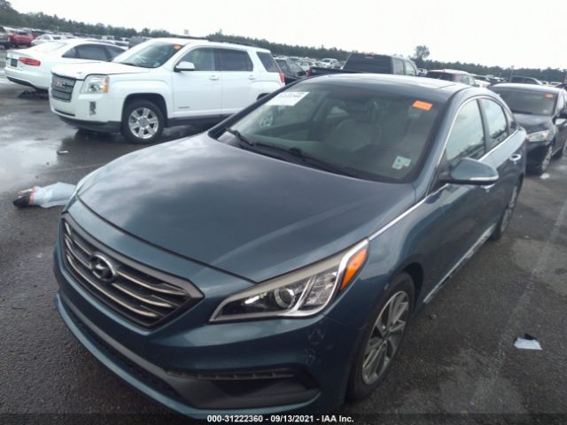 Photo 1 VIN: 5NPE34AF4GH393571 - HYUNDAI SONATA 