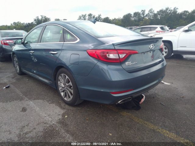 Photo 2 VIN: 5NPE34AF4GH393571 - HYUNDAI SONATA 