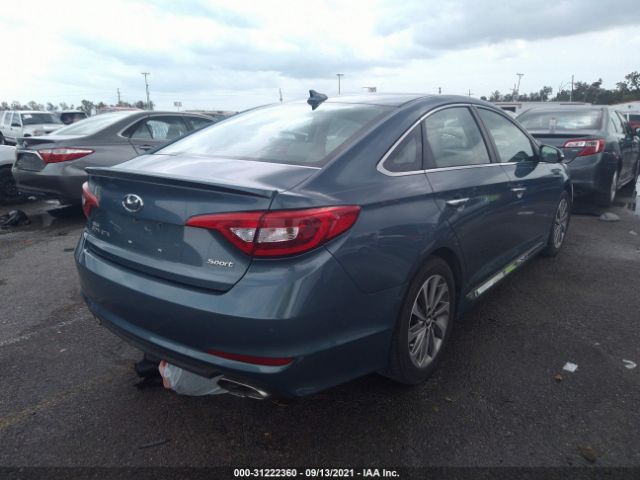 Photo 3 VIN: 5NPE34AF4GH393571 - HYUNDAI SONATA 