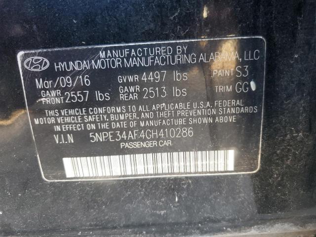 Photo 11 VIN: 5NPE34AF4GH410286 - HYUNDAI SONATA SPO 