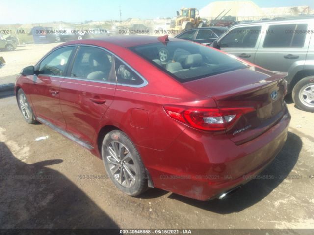 Photo 2 VIN: 5NPE34AF4GH414077 - HYUNDAI SONATA 