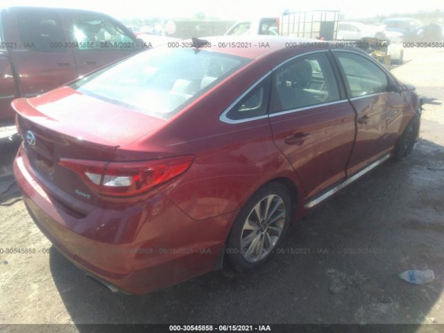 Photo 3 VIN: 5NPE34AF4GH414077 - HYUNDAI SONATA 