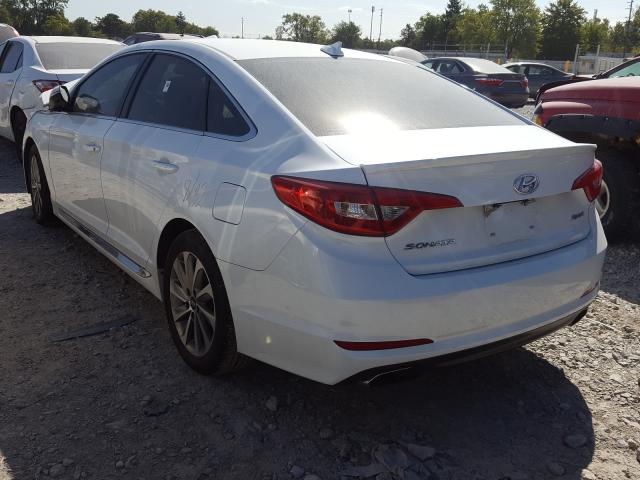 Photo 2 VIN: 5NPE34AF4GH416556 - HYUNDAI SONATA SPO 