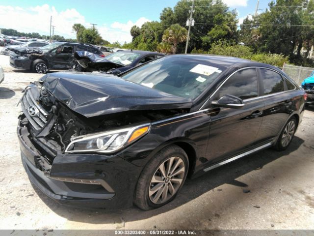 Photo 1 VIN: 5NPE34AF4GH425497 - HYUNDAI SONATA 