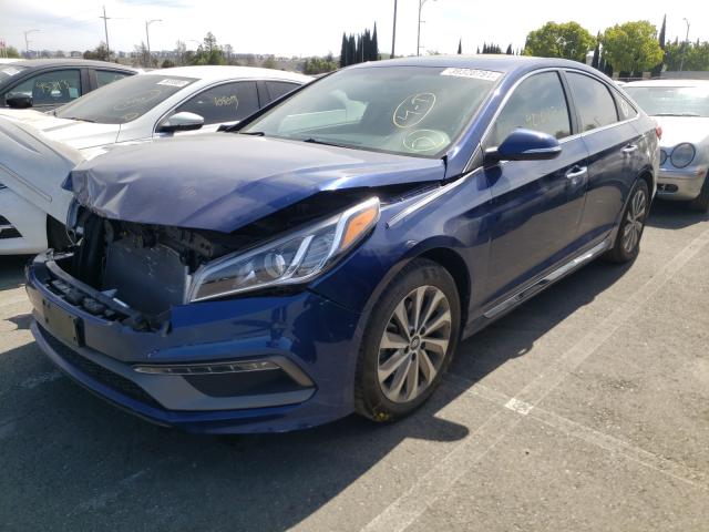 Photo 1 VIN: 5NPE34AF4GH433776 - HYUNDAI SONATA SPO 