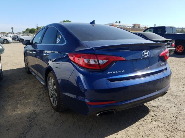 Photo 2 VIN: 5NPE34AF4GH433776 - HYUNDAI SONATA SPO 