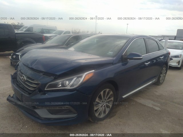 Photo 1 VIN: 5NPE34AF4GH435009 - HYUNDAI SONATA 