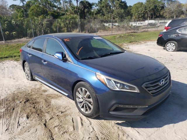 Photo 3 VIN: 5NPE34AF4GH435043 - HYUNDAI SONATA SPO 