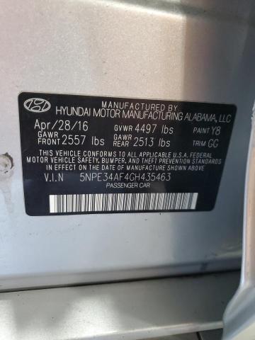 Photo 11 VIN: 5NPE34AF4GH435463 - HYUNDAI SONATA SPO 