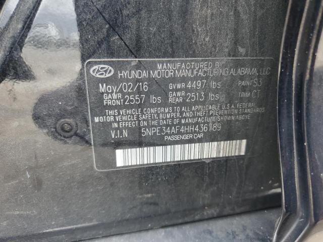 Photo 11 VIN: 5NPE34AF4HH436789 - HYUNDAI SONATA SPO 