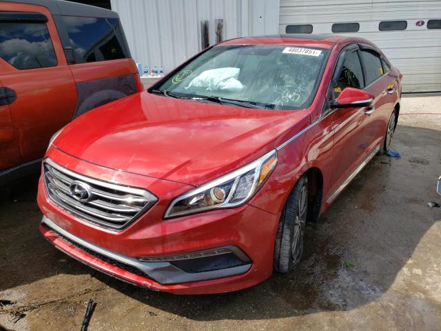 Photo 1 VIN: 5NPE34AF4HH440664 - HYUNDAI SONATA SPO 