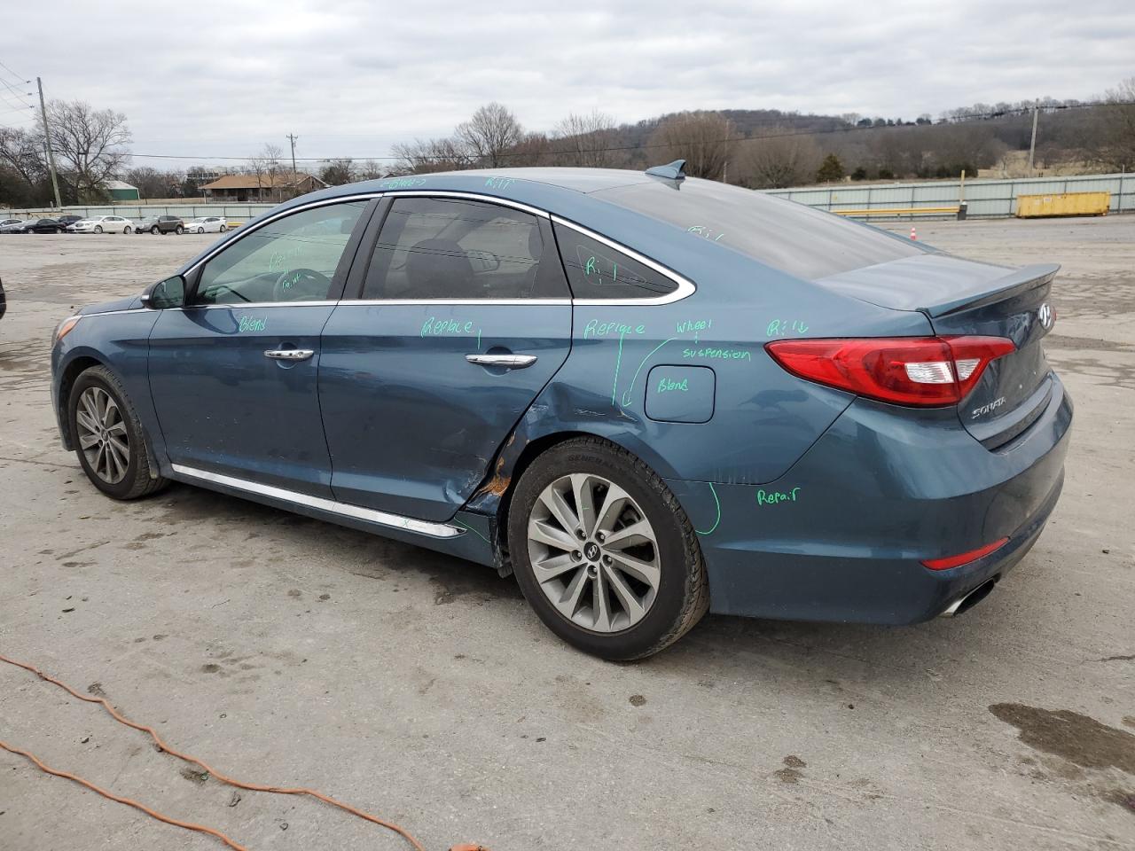 Photo 1 VIN: 5NPE34AF4HH442141 - HYUNDAI SONATA 