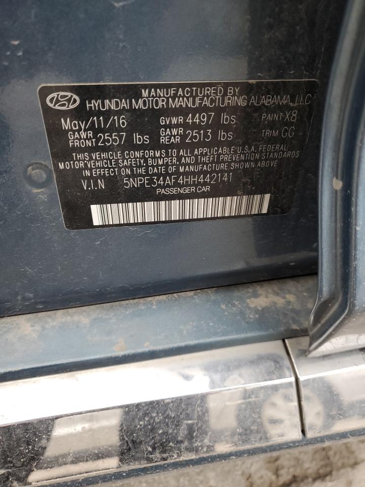 Photo 11 VIN: 5NPE34AF4HH442141 - HYUNDAI SONATA 