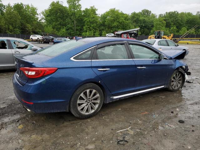 Photo 2 VIN: 5NPE34AF4HH447906 - HYUNDAI SONATA SPO 