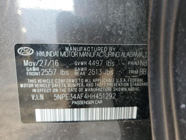 Photo 11 VIN: 5NPE34AF4HH451292 - HYUNDAI SONATA SPO 