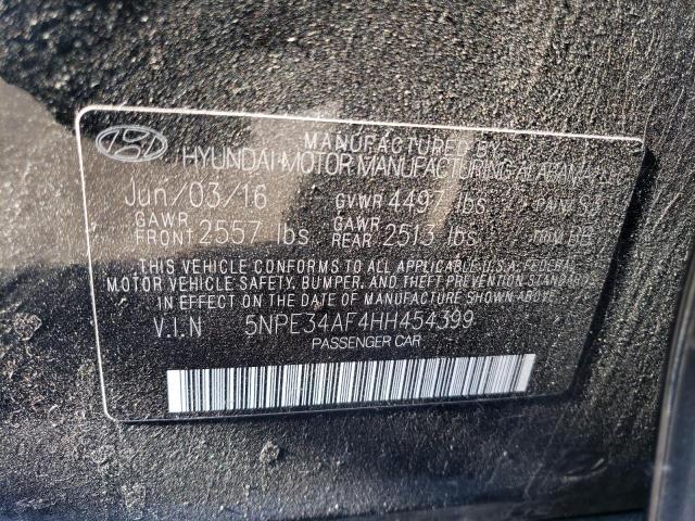 Photo 11 VIN: 5NPE34AF4HH454399 - HYUNDAI SONATA SPO 