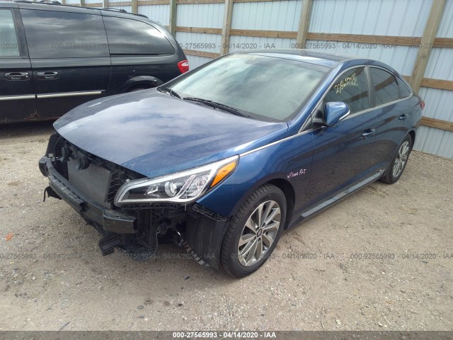 Photo 1 VIN: 5NPE34AF4HH462325 - HYUNDAI SONATA 