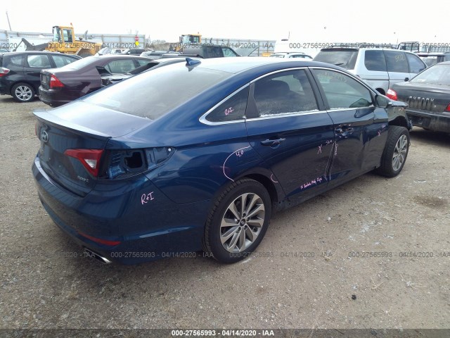 Photo 3 VIN: 5NPE34AF4HH462325 - HYUNDAI SONATA 