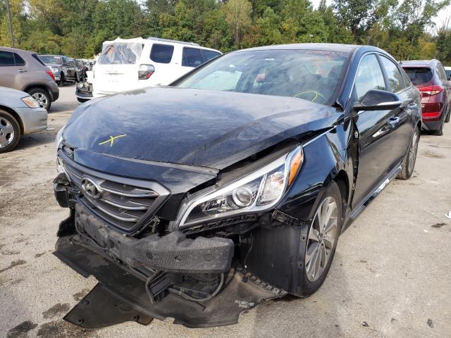 Photo 1 VIN: 5NPE34AF4HH466276 - HYUNDAI SONATA SPO 