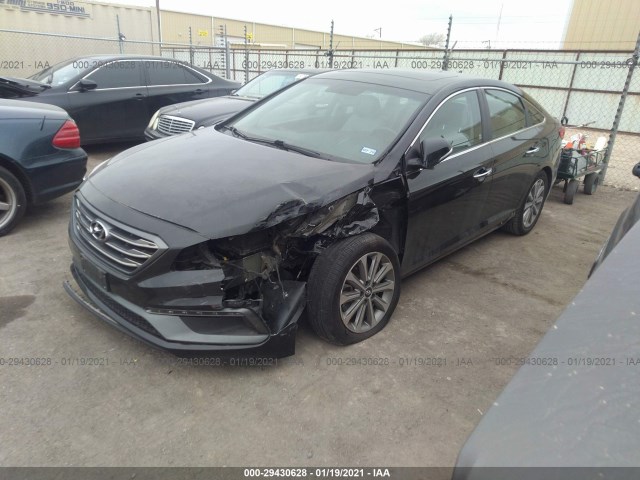 Photo 1 VIN: 5NPE34AF4HH468934 - HYUNDAI SONATA 