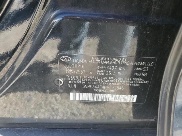 Photo 11 VIN: 5NPE34AF4HH472546 - HYUNDAI SONATA 