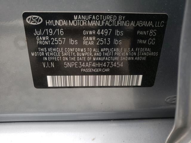 Photo 9 VIN: 5NPE34AF4HH473454 - HYUNDAI SONATA SPO 