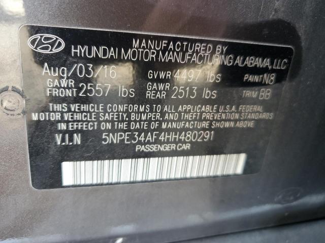 Photo 11 VIN: 5NPE34AF4HH480291 - HYUNDAI SONATA SPO 