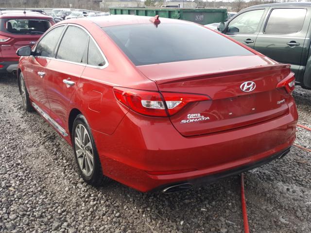 Photo 2 VIN: 5NPE34AF4HH482221 - HYUNDAI SONATA SPO 