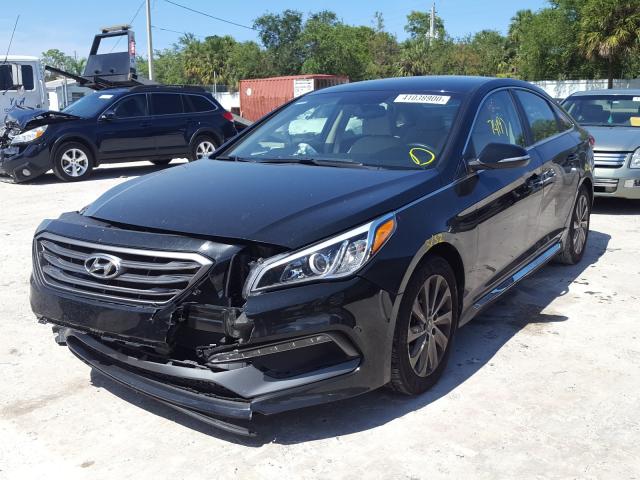 Photo 1 VIN: 5NPE34AF4HH489623 - HYUNDAI SONATA SPO 