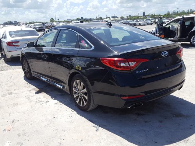 Photo 2 VIN: 5NPE34AF4HH489623 - HYUNDAI SONATA SPO 