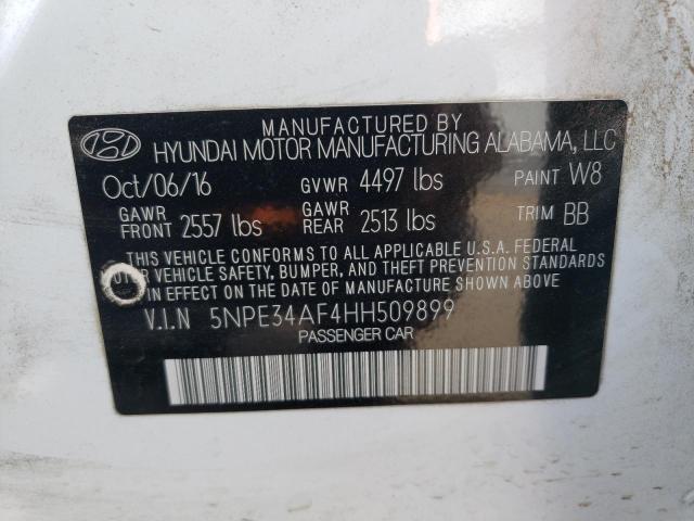 Photo 11 VIN: 5NPE34AF4HH509899 - HYUNDAI SONATA 