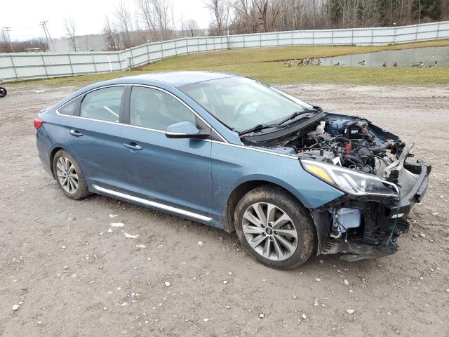 Photo 3 VIN: 5NPE34AF4HH553448 - HYUNDAI SONATA SPO 