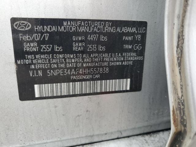 Photo 11 VIN: 5NPE34AF4HH557838 - HYUNDAI SONATA SPO 