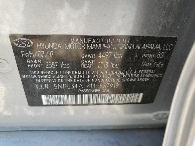 Photo 12 VIN: 5NPE34AF4HH557919 - HYUNDAI SONATA SPO 