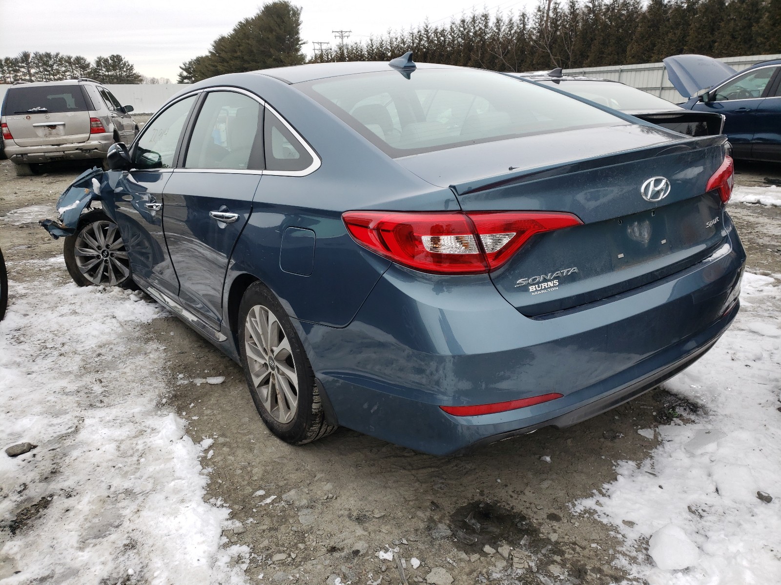 Photo 2 VIN: 5NPE34AF4HH566653 - HYUNDAI SONATA SPO 