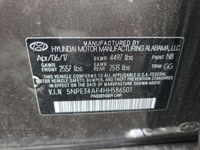 Photo 12 VIN: 5NPE34AF4HH586501 - HYUNDAI SONATA 