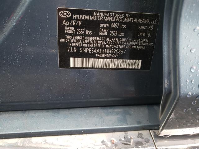 Photo 9 VIN: 5NPE34AF4HH590869 - HYUNDAI SONATA SPO 