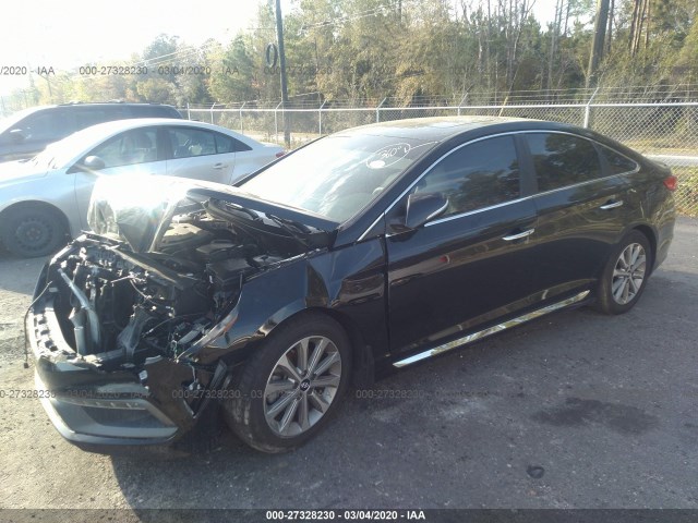 Photo 1 VIN: 5NPE34AF4HH595716 - HYUNDAI SONATA 