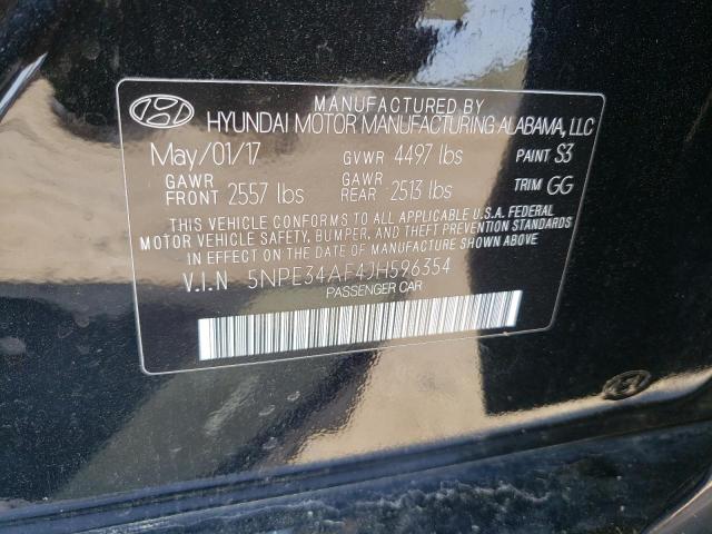 Photo 9 VIN: 5NPE34AF4JH596354 - HYUNDAI SONATA SPO 