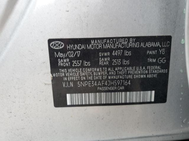 Photo 11 VIN: 5NPE34AF4JH597164 - HYUNDAI SONATA SPO 