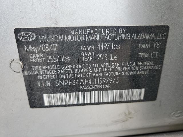 Photo 11 VIN: 5NPE34AF4JH597973 - HYUNDAI SONATA 