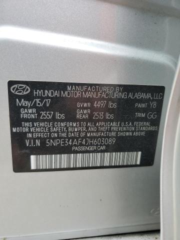 Photo 9 VIN: 5NPE34AF4JH603089 - HYUNDAI SONATA SPO 