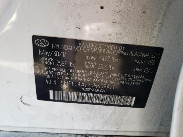 Photo 12 VIN: 5NPE34AF4JH609491 - HYUNDAI SONATA 