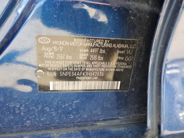 Photo 11 VIN: 5NPE34AF4JH642636 - HYUNDAI SONATA 