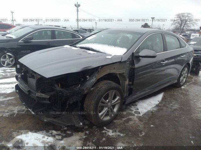 Photo 1 VIN: 5NPE34AF4JH645326 - HYUNDAI SONATA 