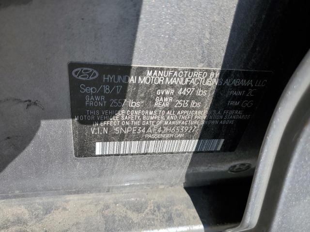 Photo 9 VIN: 5NPE34AF4JH653927 - HYUNDAI SONATA SPO 