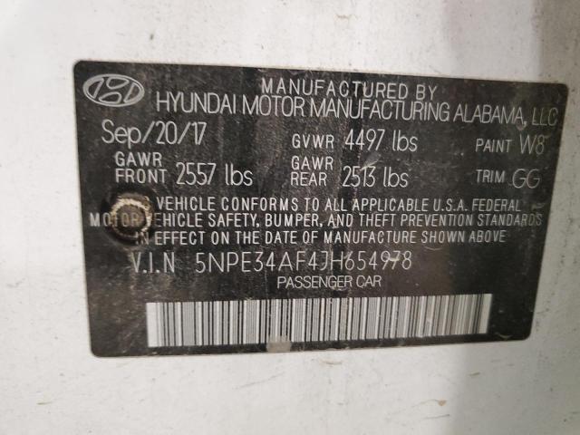 Photo 11 VIN: 5NPE34AF4JH654978 - HYUNDAI SONATA SPO 