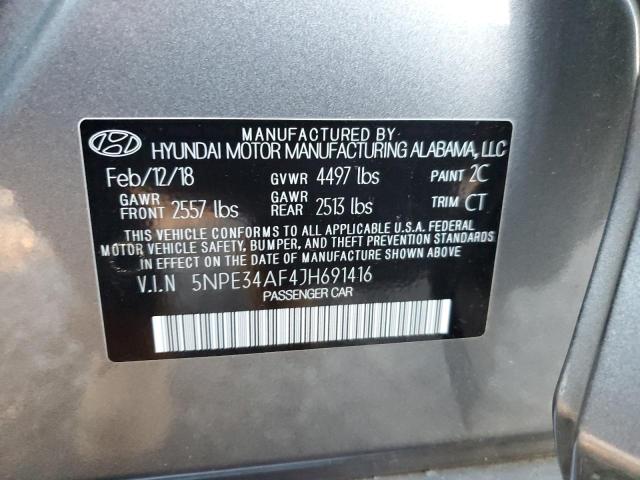 Photo 11 VIN: 5NPE34AF4JH691416 - HYUNDAI SONATA SPO 