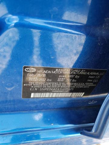 Photo 11 VIN: 5NPE34AF4JH695675 - HYUNDAI SONATA 