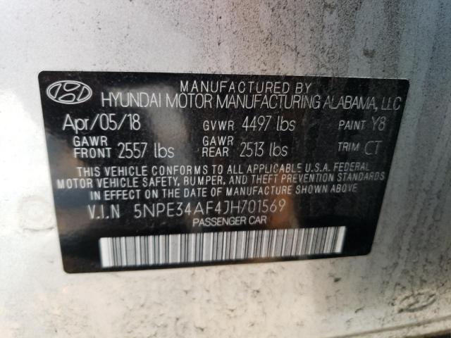 Photo 12 VIN: 5NPE34AF4JH701569 - HYUNDAI SONATA SPO 